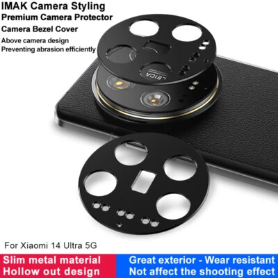 For XiaoMi 14 Ultra, imak Metal Material Hollow out Camera Protect Bezel Cover - Image 1 of 4