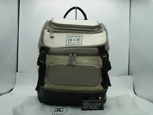 Auth GR98 Chanel Sports line backpack with card and seal from Japan - Picture 1 of 24
