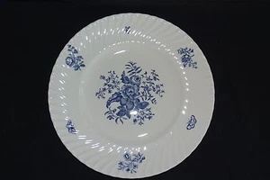 "Plato de cena arremolinado con aerosoles azules Royal Worcester Inglaterra 10 1/2" - Imagen 1 de 4
