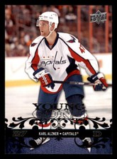 2008-09 Upper Deck #499 Karl Alzner  Young Guns RC