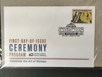 U.S. FDC FIRST DAY COVERS VINTAGE CIRCUS POSTERS 2014 - #472130 - Image 1 of 4