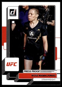 2023 Donruss UFC Press Proof Silver #197 Rose Namajunas - Strawweight