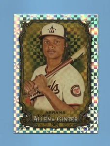 2024 Topps Allen & Ginter Chrome X-fractor #17 C.J. Abrams **Case Hit** - Picture 1 of 2
