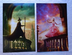 Wicked Movie Opening Pre-Release Original Promo Poster, REAL 3D IMAX, 2024 - Bild 1 von 3
