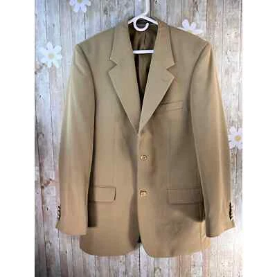 L.L. Bean Black Tag Men's Blazer Size 41 Tall Camel Tan Notched Lapel Pockets - Image 1 of 4