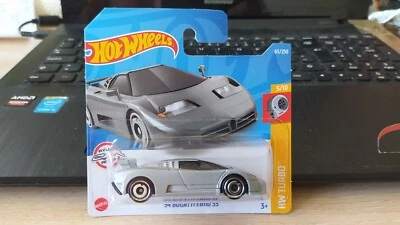 2022 HOT WHEELS - ´94 BUGATTI EB110 SS GRAY SHORT CARD 1/64 APROX*NEW* - Image 1 of 4