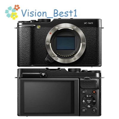 Fujifilm X-M1 X Series Digital Camera Body Only 16.3MP Black Histogram Display - Image 1 of 4