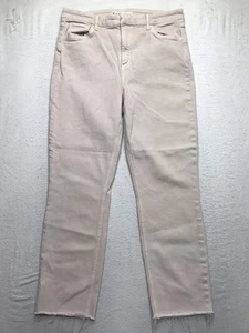 Jean Derry FRANK & EILEEN Mujer 31x27 Avena Ajustado Elastizado Dobladillo Crudo Denim EE. UU. - Imagen 1 de 16