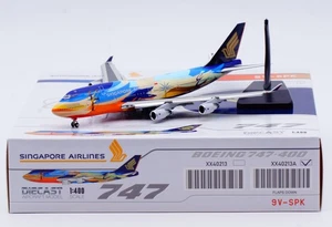 1:400 JC Wings Singapore Airlines Boeing B747-400 9V-SPK Diecast Model Flap Down - Picture 1 of 15