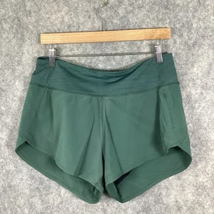 Outdoor Voices Hudson Lined Womens Shorts Green Size L Activewear Side Pocket - Picture 1 of 15