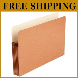 Tyvek Akkordeon Aktenordner, 9,5 x 14,8 Zoll, 50er-Packung, rot - Bild 1 von 6