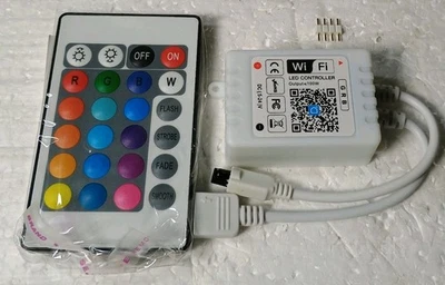 WiFi Wireless 24 Key 100W LED Smart Controller For Alexa Google Assistant IFTTT - Image 1 of 4