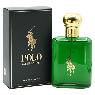 POLO by Ralph Lauren 4.0 oz Cologne EDT Men GREEN New in Box - Image 1 of 4