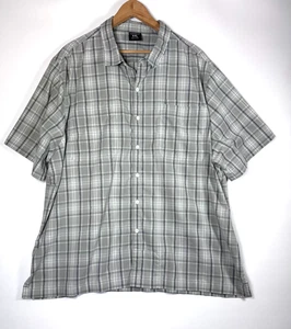 Camisa de Viaje ScotteVest Para Hombres XXL Gris Bolsillos a Cuadros Utilidad Tecnología Ligera - Imagen 1 de 15