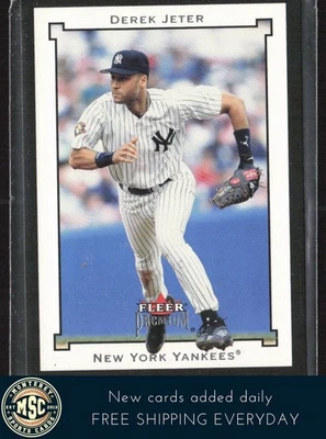 Derek Jeter 2002 Fleer Premium Promotional Sample #2 New York Yankees - Image 1 of 2