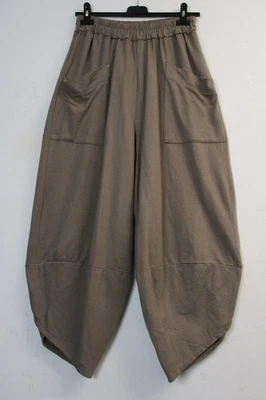 LAGENLOOK LADIES/WOMEN 95% COTTON 2 POCKETS CASUAL PANTS One Size: Regular 12-16 - Image 1 of 4