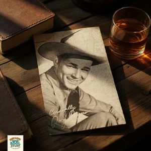 Roy Rogers Vintage Promotional Arcade Exhibit Card Cowboy Rare Portrait - Picture 1 of 7
