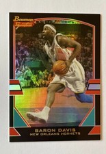 2003-04 Bowman Signature Edition Foil Basketball Card #2 Baron Davis #d /125