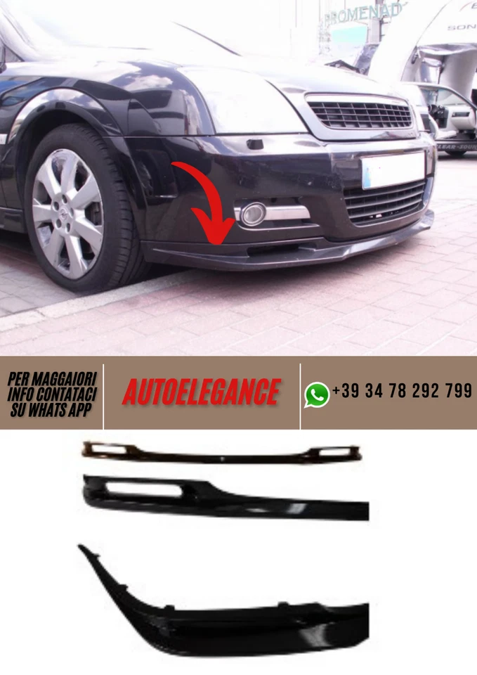 ❤️Spoiler  Paraurti Anteriore Compatibile con OPEL Vectra C GTS 2002–2005❤️ - Imagen 1 de 4
