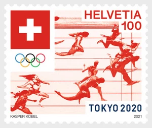 Switzerland 2021 suisse Olympic Games ALL IN TOKYO japan sport 2020 1v mnh - Picture 1 of 1