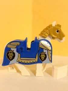 Lego 13744pb02 Horse Barding with Lions head - Minifigure-Parts/Animal/Accessory - Picture 1 of 4