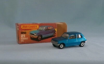 Matchbox Superfast Renault 5TL No. 21  Box c 1978 Made in England Lesney - Image 1 of 4