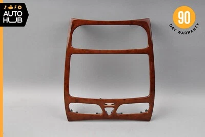 03-04 Mercedes W209 CLK500 CLK320 Center Console Trim Bezel Wood 2096802339 OEM - Image 1 of 4