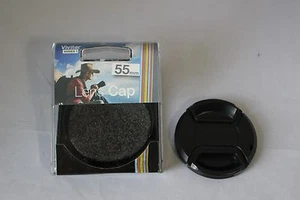 Vivitar Lens Cap 55mm Snap On for Cameras VIV-SC-55 Black Snap-On OEM ✅ - Picture 1 of 4