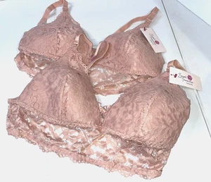 Set of 2 XXL Lace Nursing Bras - Picture 1 of 4