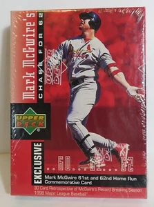 Juego de 30 cartas Upper Deck Mark McGwire Chase for 62 1998 sellado de fábrica - Imagen 1 de 2