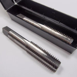 Bottoming Hand Taps 5/8-18 H2 4FL HSS UNF 3-13/16" OAL (2 Pcs) - Picture 1 of 2