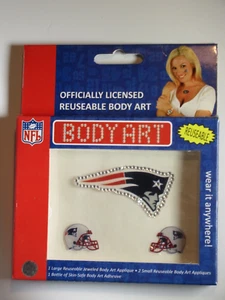 NE Patriots Body Art by  GameTime - Picture 1 of 3