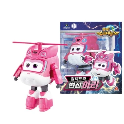 Transformador Eléctrico Super Wings 2 en 1 Mareado 5" Avión Robot Juguete Temporada 8 Foto 1 de 4