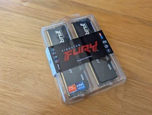 Kingston FURY Beast RGB 32GB 2x16GB DDR5-5600 PC5-44800 2800MH KF556C36BBEAK2-32 - Photo 1/2