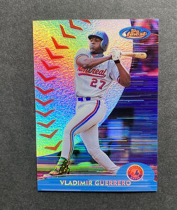 2000 Topps Finest Baseball Vladimir Guerrero Montreal Expos Refractor Card #45