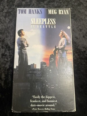 Sleepless in Seattle Vintage 1993 (VHS) Good Condition Fast Shipping Tom Hanks - Image 1 of 4