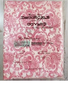 Vintage Prime Designs Decorcale White Pink Paisley Comforter Cover 72x84 - Picture 1 of 10