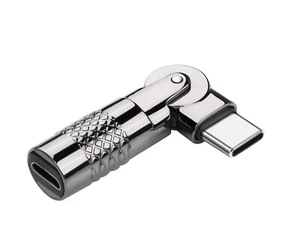 USB-C to Micro 5-Pin 180° Rotating LED Adapter Male to Female - Picture 1 of 9
