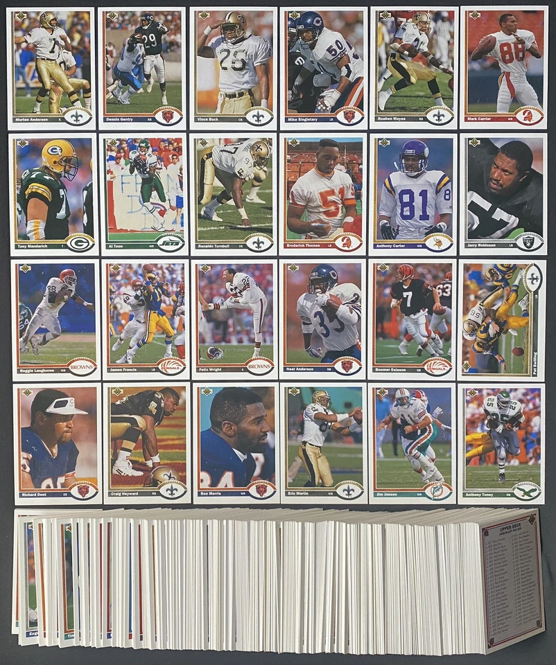 1991 Upper Deck - Football Cards - #251-500 - Complete Your Set - You U Pick - Image 1 of 1