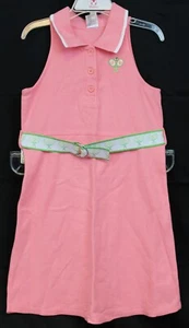 NEW 2007 Gymboree Mixed Doubles Polo Shirt Dress Pink Summer sz 7 Tennis Sports - Picture 1 of 5