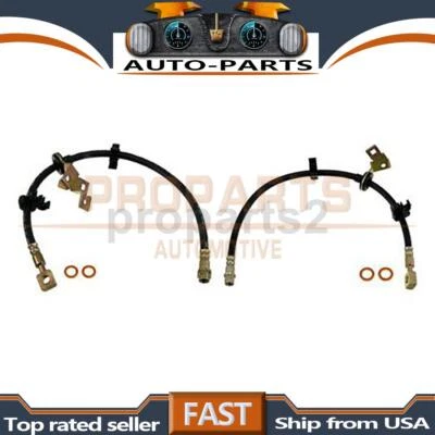 2x Kit de manguera de freno hidráulico delantera para Mercedes-Benz ML55 AMG 2002-2003 Foto 1 de 4