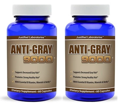 Anti Gray Hair Pills  2 Pack - Image 1 of 4
