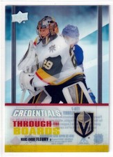 2019-20 Upper Deck Credentials Through the Boards #TTB7 Marc-Andre Fleury