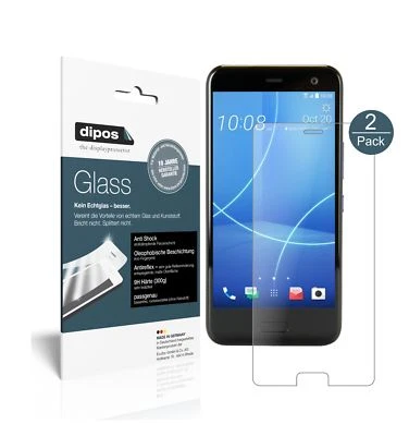 2x Screen Protector for HTC U11 Life matte Flexible Glass 9H dipos - Image 1 of 4