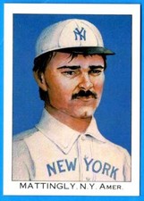 1989 Franklin Caramels Series One DON MATTINGLY (card #2) ex-mt  NY Yankees  (a)