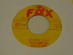 Danny Zella  45  Wicked Ruby / Black Sax  Fox  Rocker - Picture 1 of 2