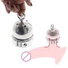 Male CBT Rings Stainless Steel Ball Stretcher Male Chastity Device Exerciser