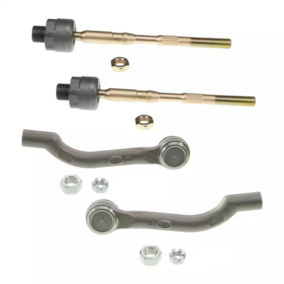 Juego de 4 extremos de barra de amarre interior y exterior para Nissan Rouge 08-13 Foto 1 de 1