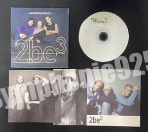 2000 2be3 Excuse My French Taiwan Ltd 3 Tracks Promo AVCD Sampler + Cards - Picture 1 of 9