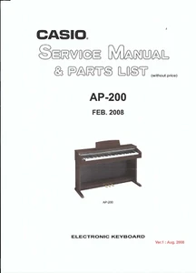 Casio Service Manual für AP- 200 Copy - Picture 1 of 1